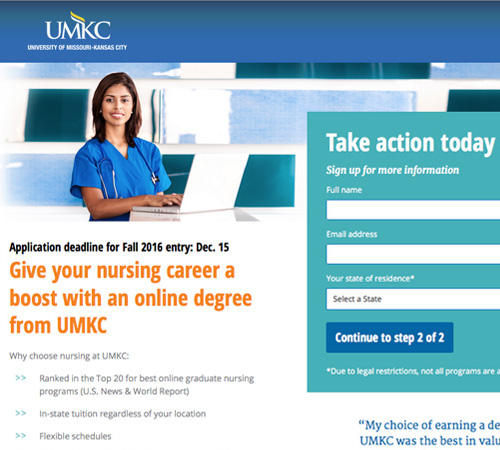 School of Nursing campaign